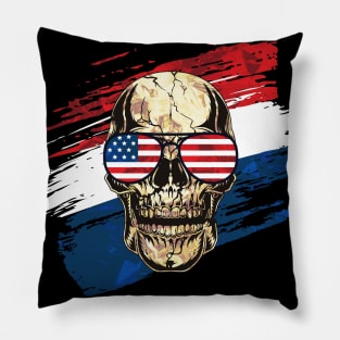 A badass shirt for anyone that loves America and skulls. Pillow