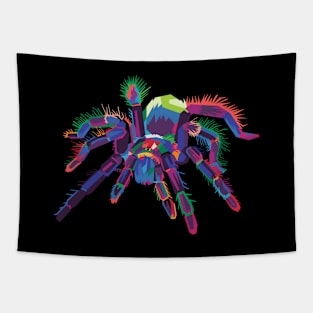 Colorful Spider Pop Art Tarantula Tapestry