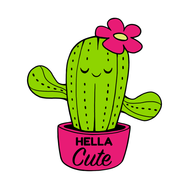 Hella Cute Cactus by alexandrasketch