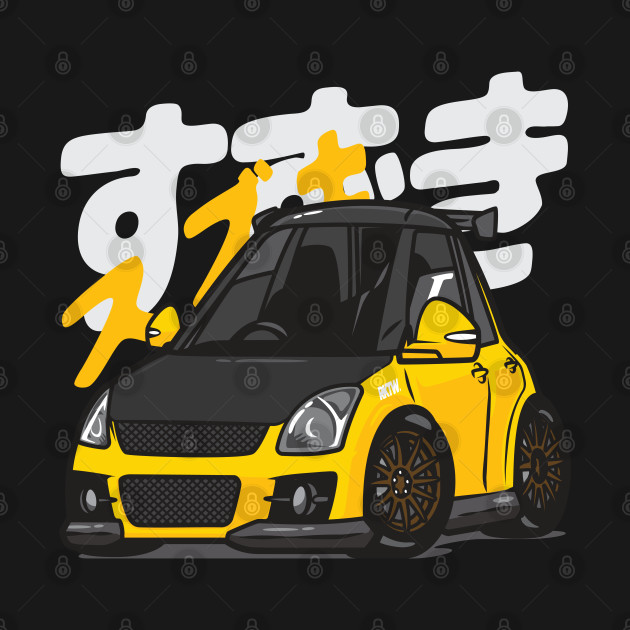 Suzuki Swift ZC31s Chibi by Rockartworks