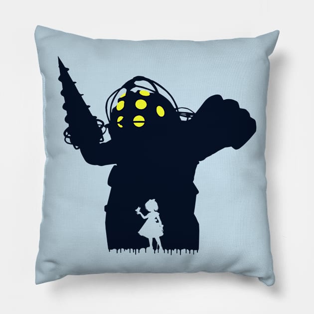 Where Is Daddy? Pillow by Liuk