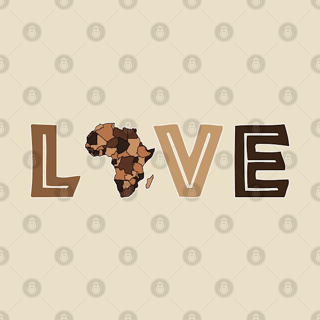 I love Africa I love with heart by Melanificent1