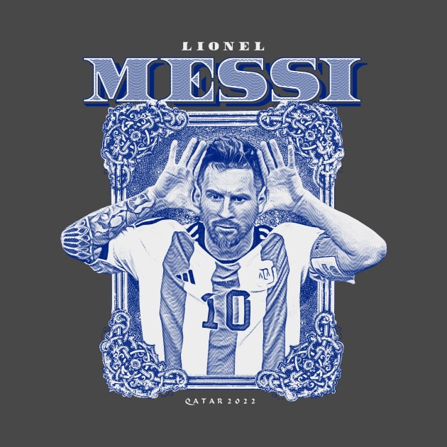 messi qatar by Oskyposters