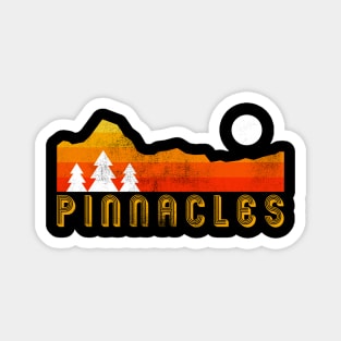 Pinnacles national park retro vintage Magnet