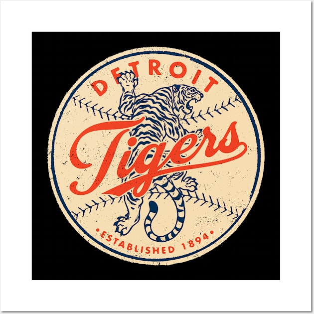 Vintage MLB Detroit Tigers EST 1894 Shirt, Detroit Baseball Shirt