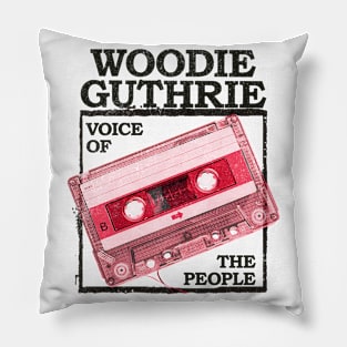 Woodie Guthrie Pillow