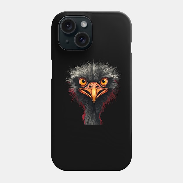 Emu Smiling Phone Case by JH Mart