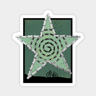 Mountain Bike Shining Bike Chain Star Magnet