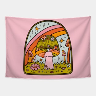 Capricorn Mushroom Tapestry