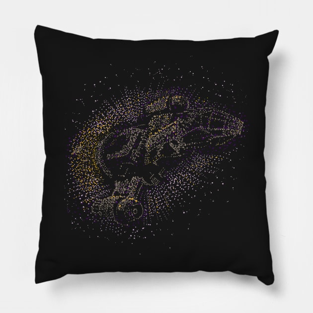 Space Leaf Pillow by LegendaryPhoenix