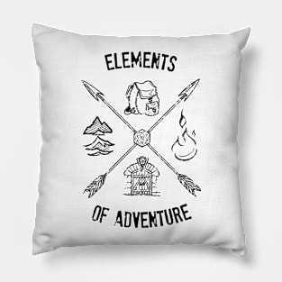 Elements of Adventure Pillow