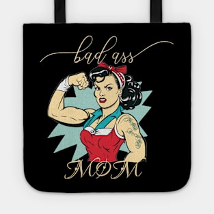 Bad Ass Mom-Retro Pop Art Tote