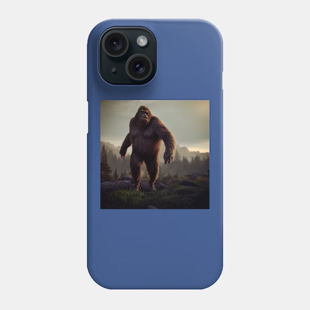 Sasquatch in Nature Phone Case by Grassroots Green