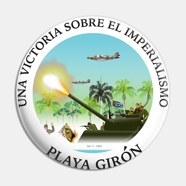 Playa giron bay of pigs  stickers magnets pin buttons Pin by Elcaiman7