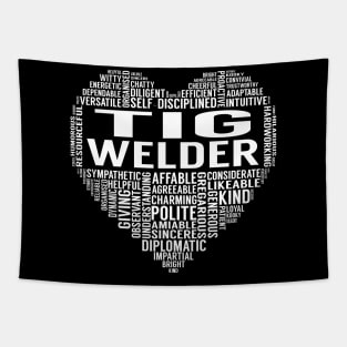 Tig Welder Heart Tapestry