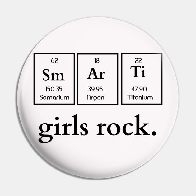 Smart Girls Rock Pin by iamurkat