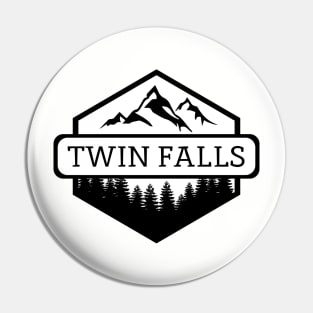 Twin Falls Idaho Mountains and Trees Pin