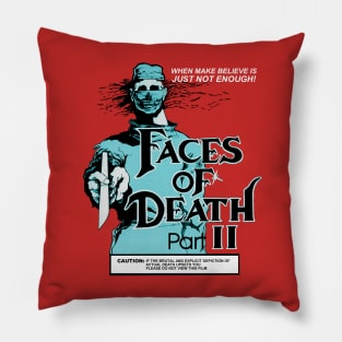 Faces of Death Part 2 VHS Pillow