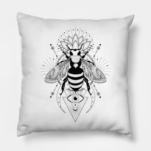 Honey Bee | Sacred Geometry Pillow