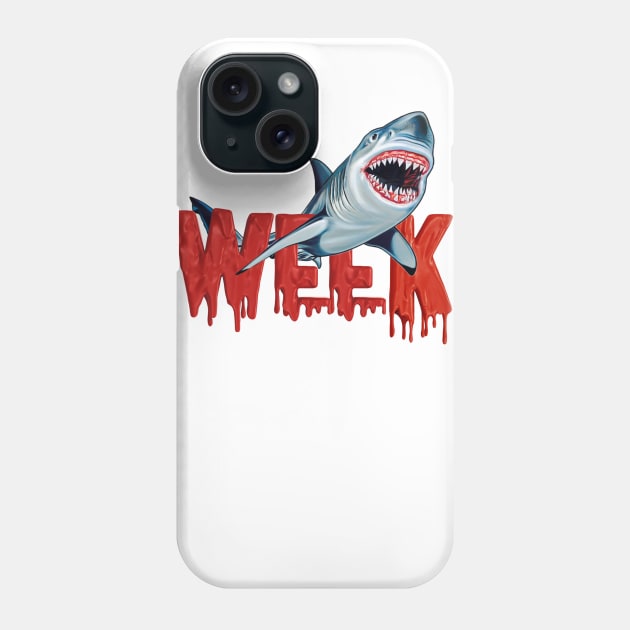 Week of the Shark Phone Case by GutterMouth