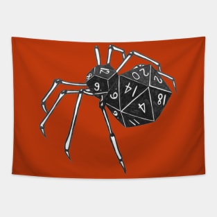 Dice Spider 20 sided and 12 sided Tapestry