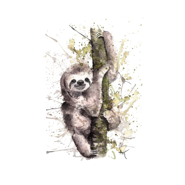 Sloth by Andraws Art