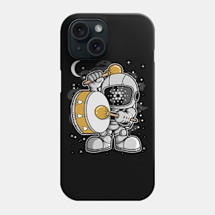 Astronaut Drummer Cardano ADA Coin To The Moon Crypto Token Cryptocurrency Blockchain Wallet Birthday Gift For Men Women Kids Phone Case