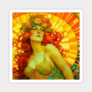 Art Nouveau Litha Magnet