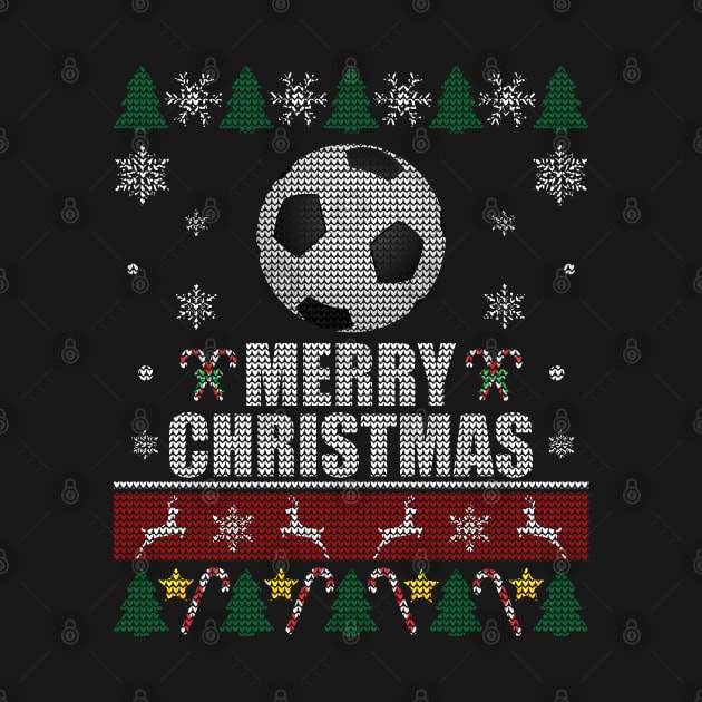 Christmas Soccer Ball by Sleazoid