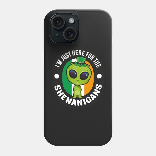 I'm just here for the shenanigans Phone Case by Bubsart78