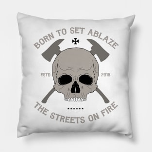 Pyro Skull Pillow