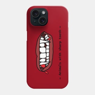 Animals with Sharp Teeth Halloween Horror Lips Phone Case