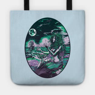 Mermaid Siren Sea Pearl Atlantis Tote