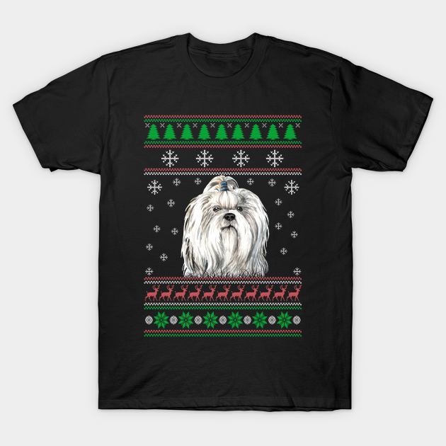 shih tzu ugly christmas sweater