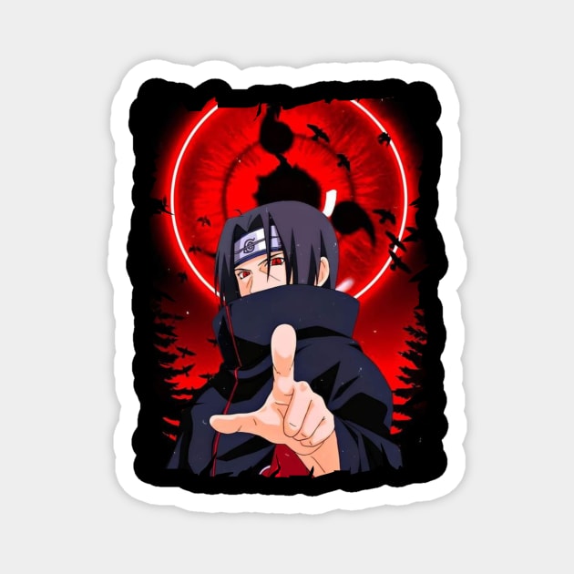 ITACHI UCHIHA MERCH VTG Magnet by Mie Ayam Herbal