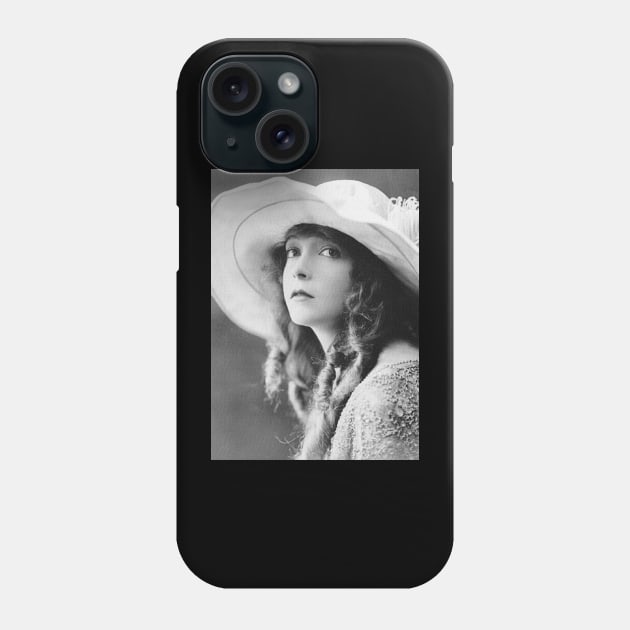 Silent Siren Lillian Gish Phone Case by SILENT SIRENS