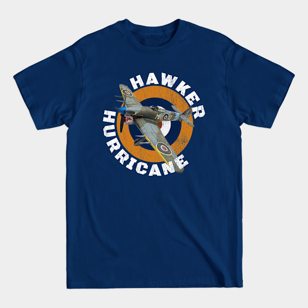 Disover Hawker Hurricane WW2 Warbirds Warplanes - British Ww2 Fighter Aircraft - T-Shirt