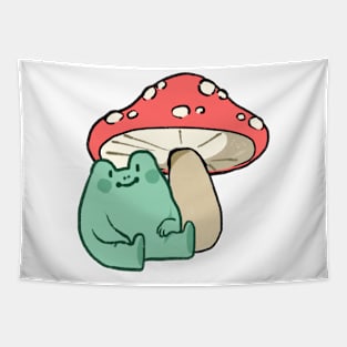 Mushroom froggie Tapestry