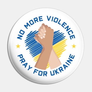 Pray for ukraine Russia Putin Puck Futin stand with ukrain Pin