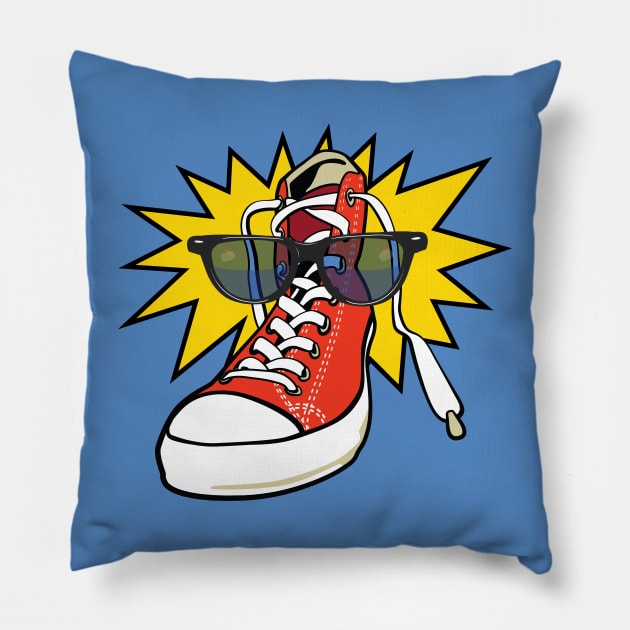 Sneaker Love Pillow by shultcreative