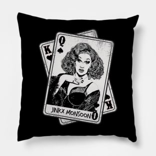 Retro jinkx Monsoon Card Style Pillow