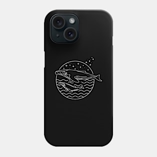 Whales - White Phone Case