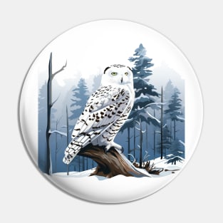 Snowy Owl Pin