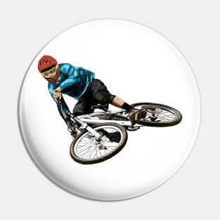 mountain biker Pin