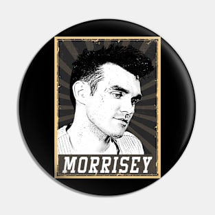 80s Style Morrisey Pin