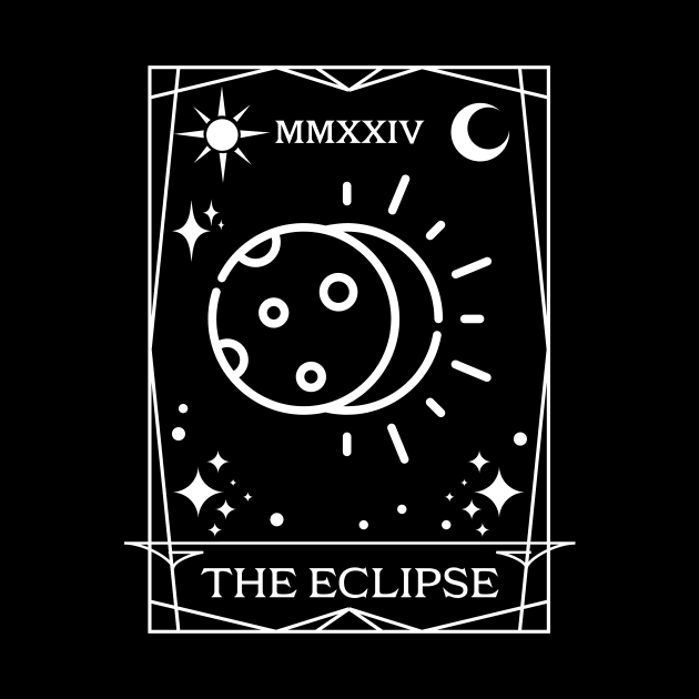 Solar Eclipse Tarot Card by SunburstGeo