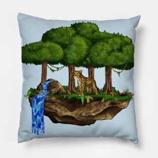 Floating Island: Jaguar Pillow