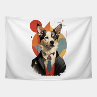 Bauhaus Dog Tapestry