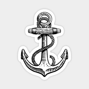 Vintage anchor Magnet