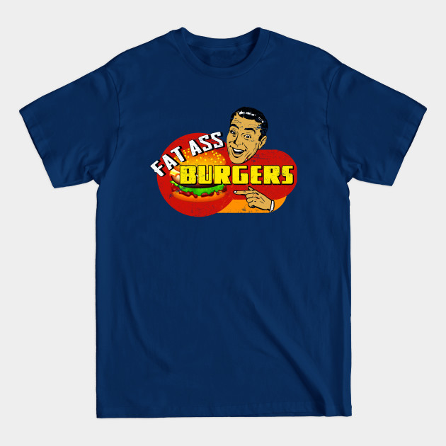 Disover Distressed Burger T-Shirt. - Cheeseburger - T-Shirt